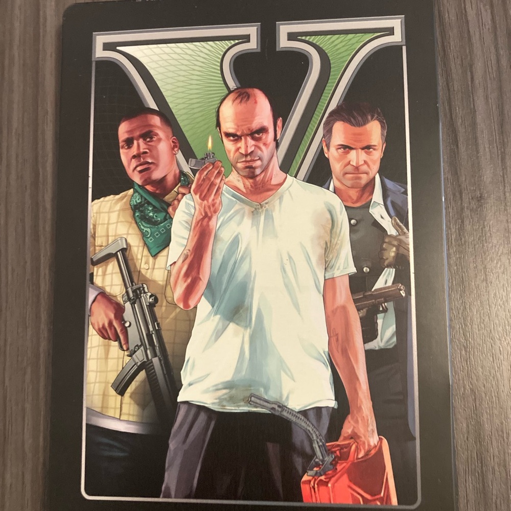 Grand Theft Auto V - Black Steelbook Edition pre owned